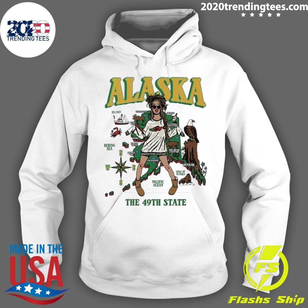 Official alaska 5000 The 49th State - Adult & Kids T-Shirts, Sweatshirts & Hoodies apparel design preview 2