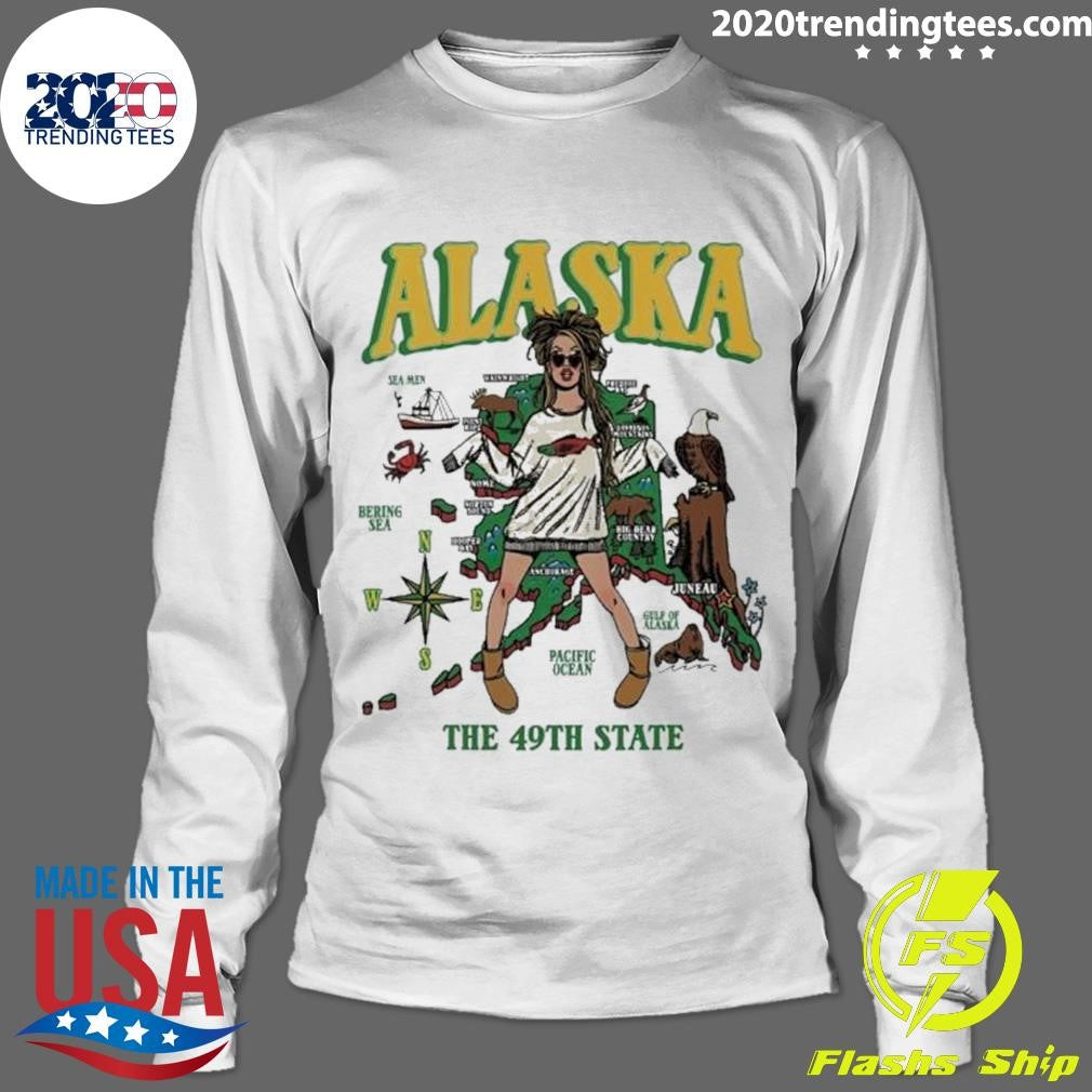 Official alaska 5000 The 49th State - Adult & Kids T-Shirts, Sweatshirts & Hoodies apparel design preview 4
