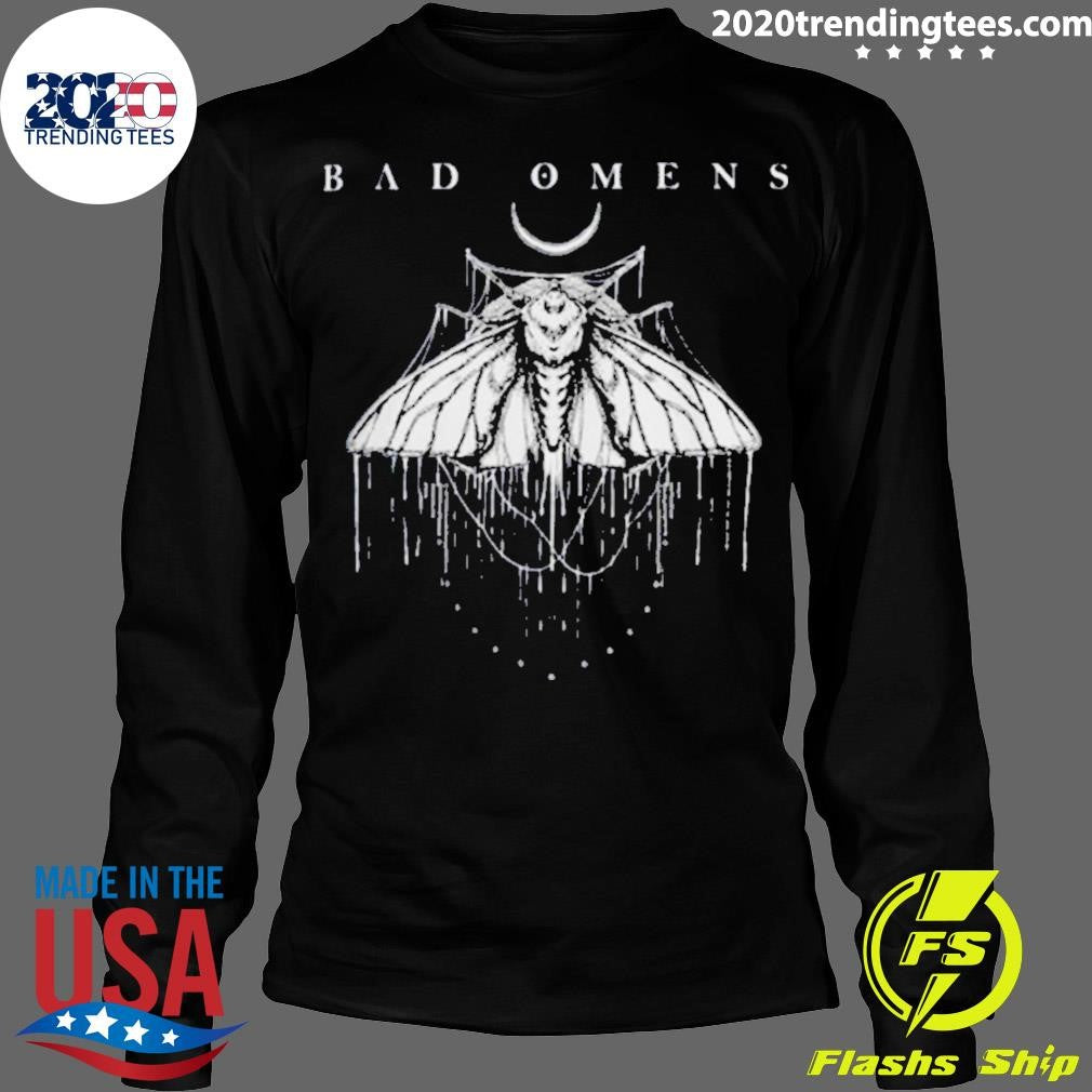 Official bad Omens Moth - Adult & Kids T-Shirts, Sweatshirts & Hoodies apparel design preview 4