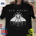 Official bad Omens Moth - Adult & Kids T-Shirts, Sweatshirts & Hoodies apparel design preview 1