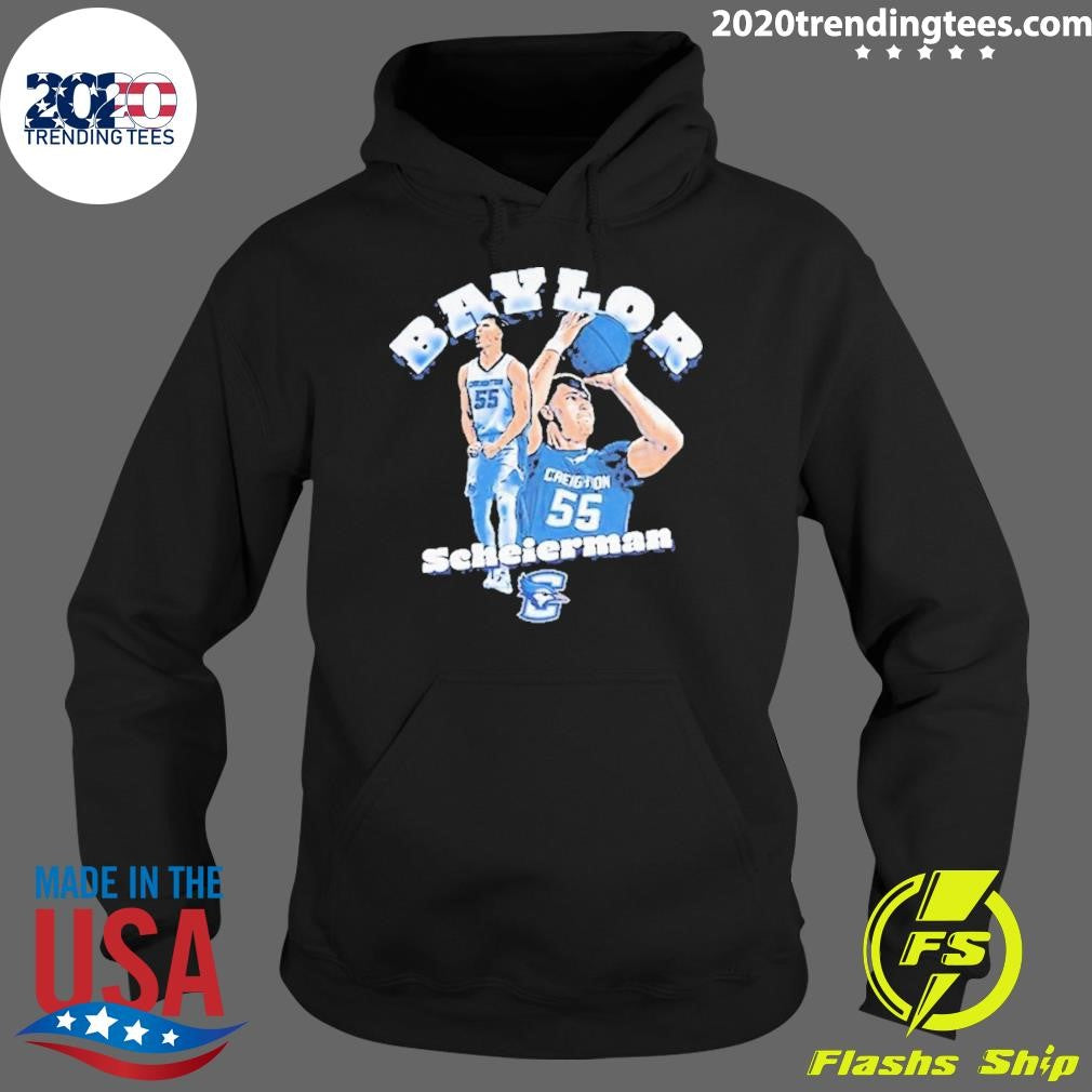 Official baylor Scheierman 55 Basketball - Adult & Kids T-Shirts, Sweatshirts & Hoodies apparel design preview 2