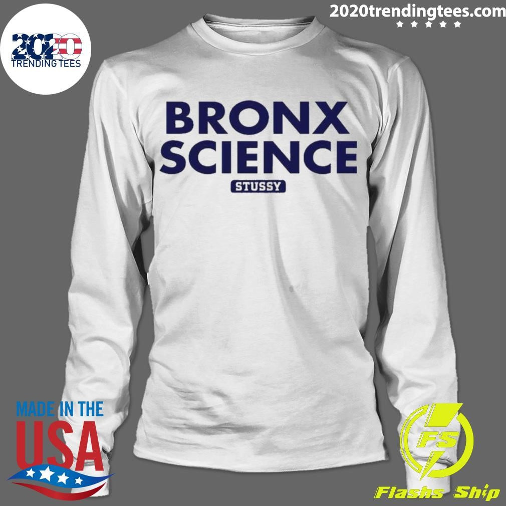 Official bronx Science Stussy - Adult & Kids T-Shirts, Sweatshirts & Hoodies apparel design preview 4