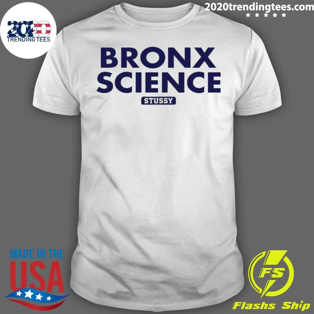 Official bronx Science Stussy - Adult & Kids T-Shirts, Sweatshirts & Hoodies apparel design preview 1
