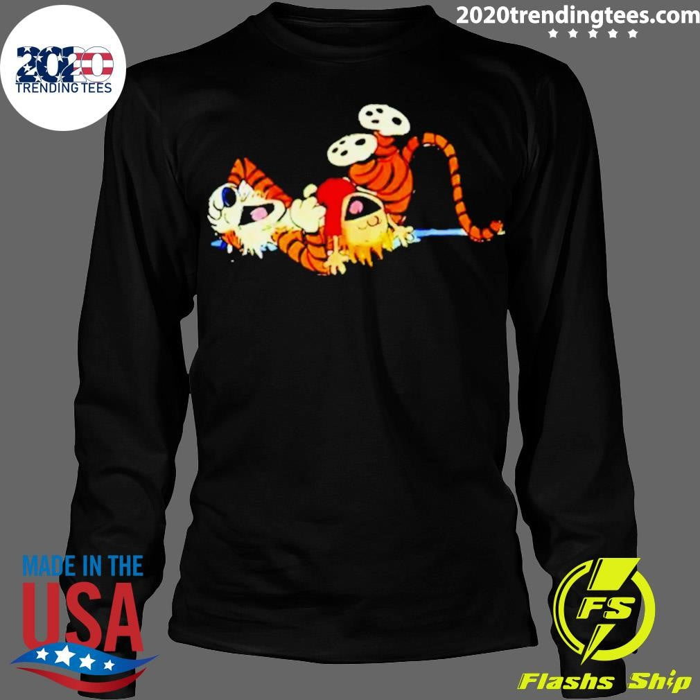 Official calvin Và Hobbes Smile - Adult & Kids T-Shirts, Sweatshirts & Hoodies apparel design preview 4