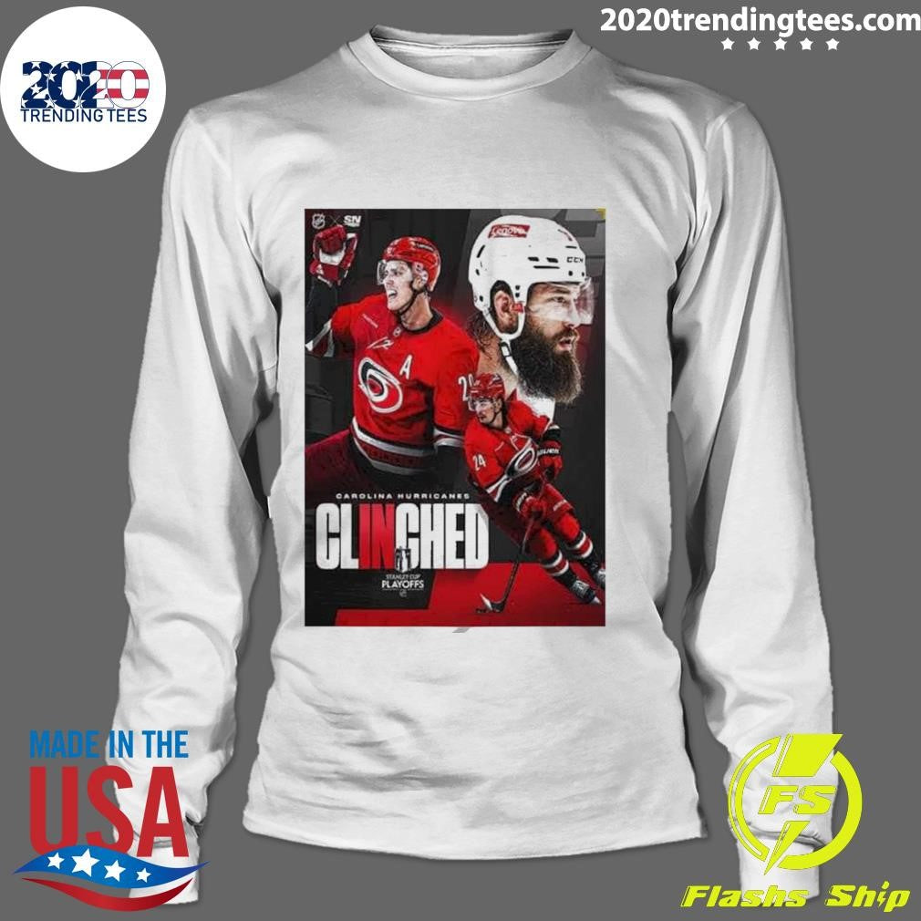 Official carolina Hurricanes Have Officially Clinched - Adult & Kids T-Shirts, Sweatshirts & Hoodies apparel design preview 4