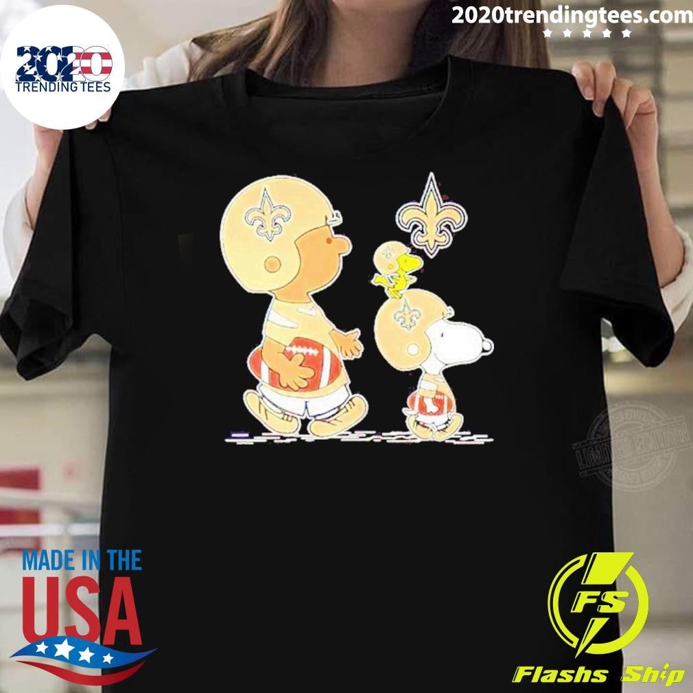 Official charlie Brown Snoopy And Woodstock New - Adult & Kids T-Shirts, Sweatshirts & Hoodies apparel design preview 1