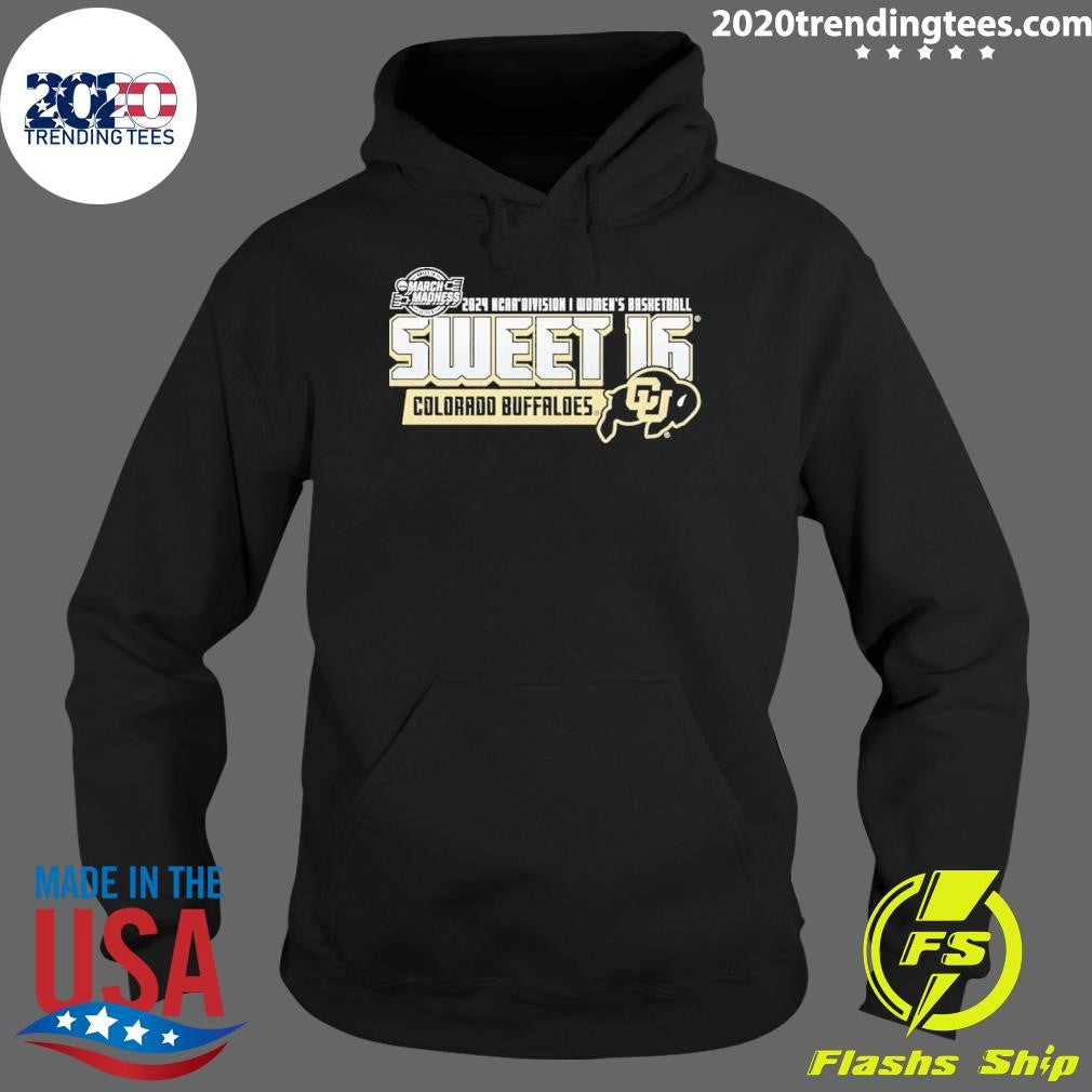 Official colorado Buffaloes Women's Basketball 2024 - Adult & Kids T-Shirts, Sweatshirts & Hoodies apparel design preview 2