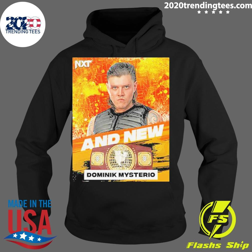 Official dominik Mysterio Is The New WWE NXT North - Adult & Kids T-Shirts, Sweatshirts & Hoodies apparel design preview 2