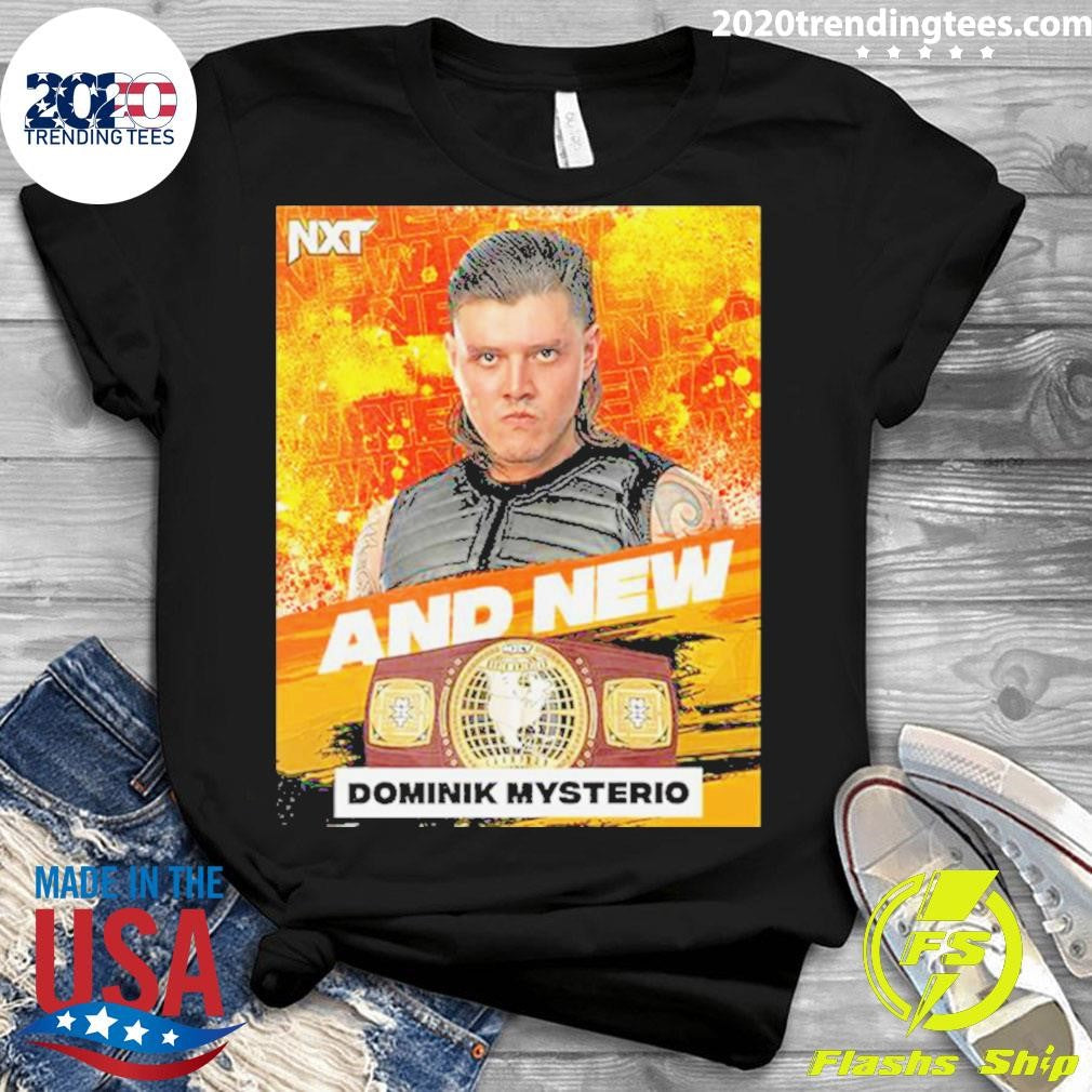 Official dominik Mysterio Is The New WWE NXT North - Adult & Kids T-Shirts, Sweatshirts & Hoodies apparel design preview 3