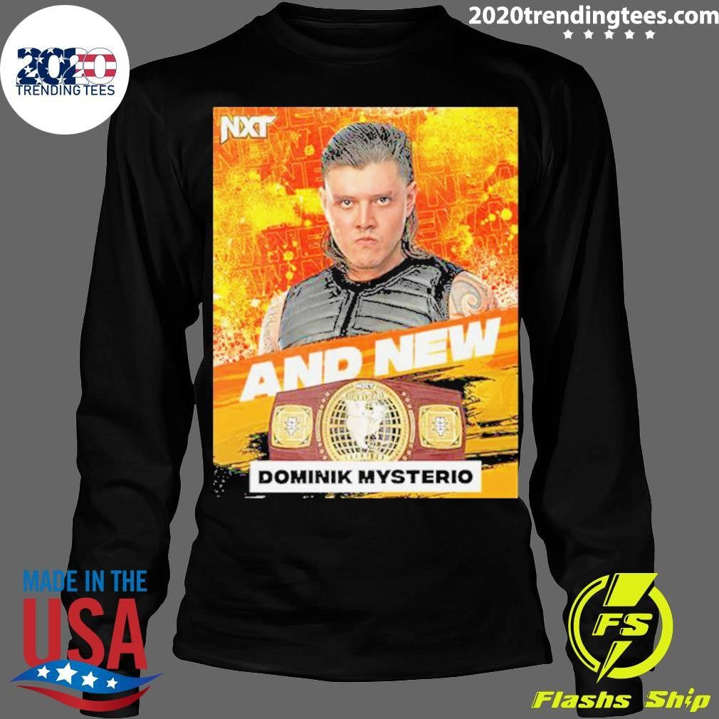 Official dominik Mysterio Is The New WWE NXT North - Adult & Kids T-Shirts, Sweatshirts & Hoodies apparel design preview 4