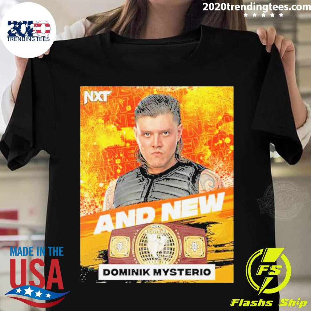 Official dominik Mysterio Is The New WWE NXT North - Adult & Kids T-Shirts, Sweatshirts & Hoodies apparel design preview 1