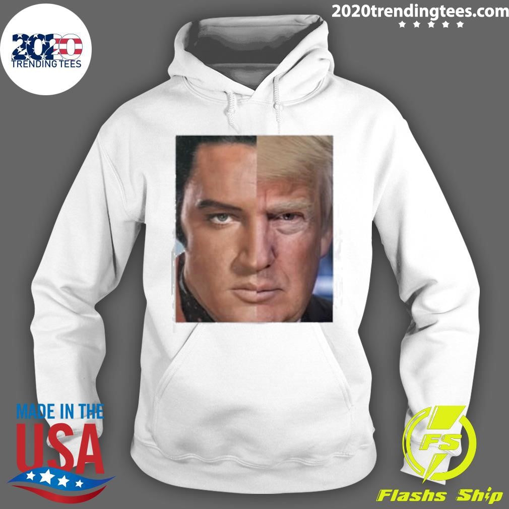 Official donald J. Trump Elvis And Look Alike - Adult & Kids T-Shirts, Sweatshirts & Hoodies apparel design preview 2