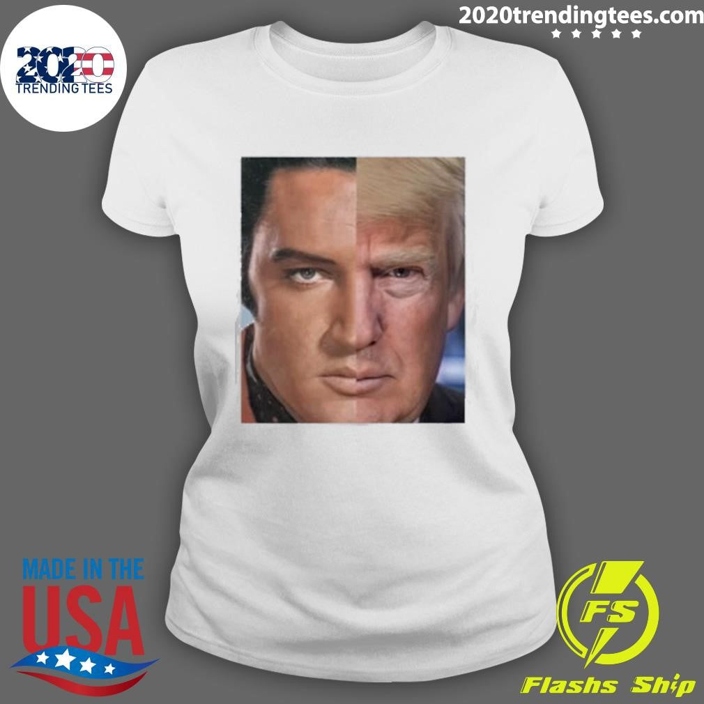 Official donald J. Trump Elvis And Look Alike - Adult & Kids T-Shirts, Sweatshirts & Hoodies apparel design preview 3