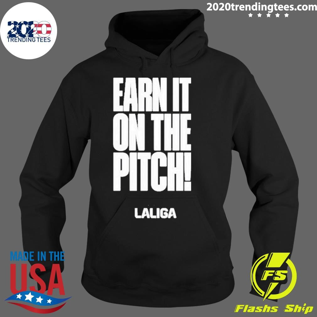 Official earn It On The Pitch - Adult & Kids T-Shirts, Sweatshirts & Hoodies apparel design preview 2