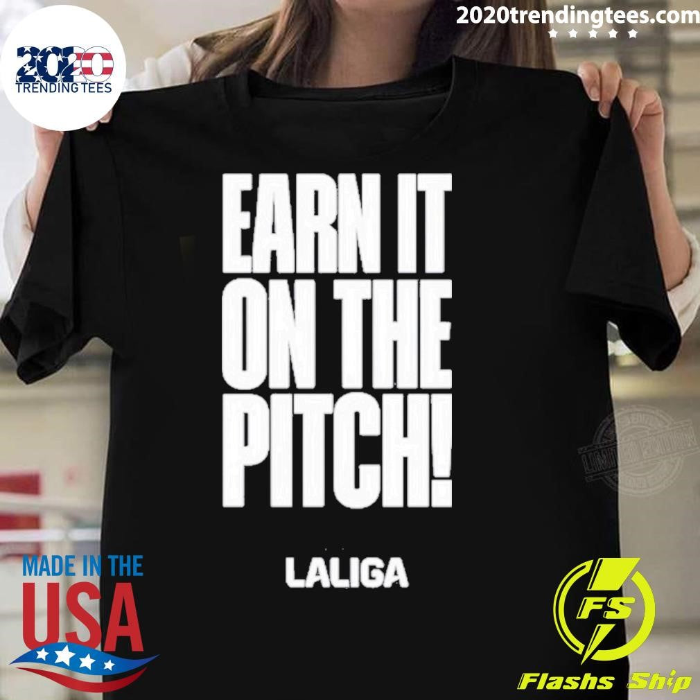 Official earn It On The Pitch - Adult & Kids T-Shirts, Sweatshirts & Hoodies apparel design preview 1