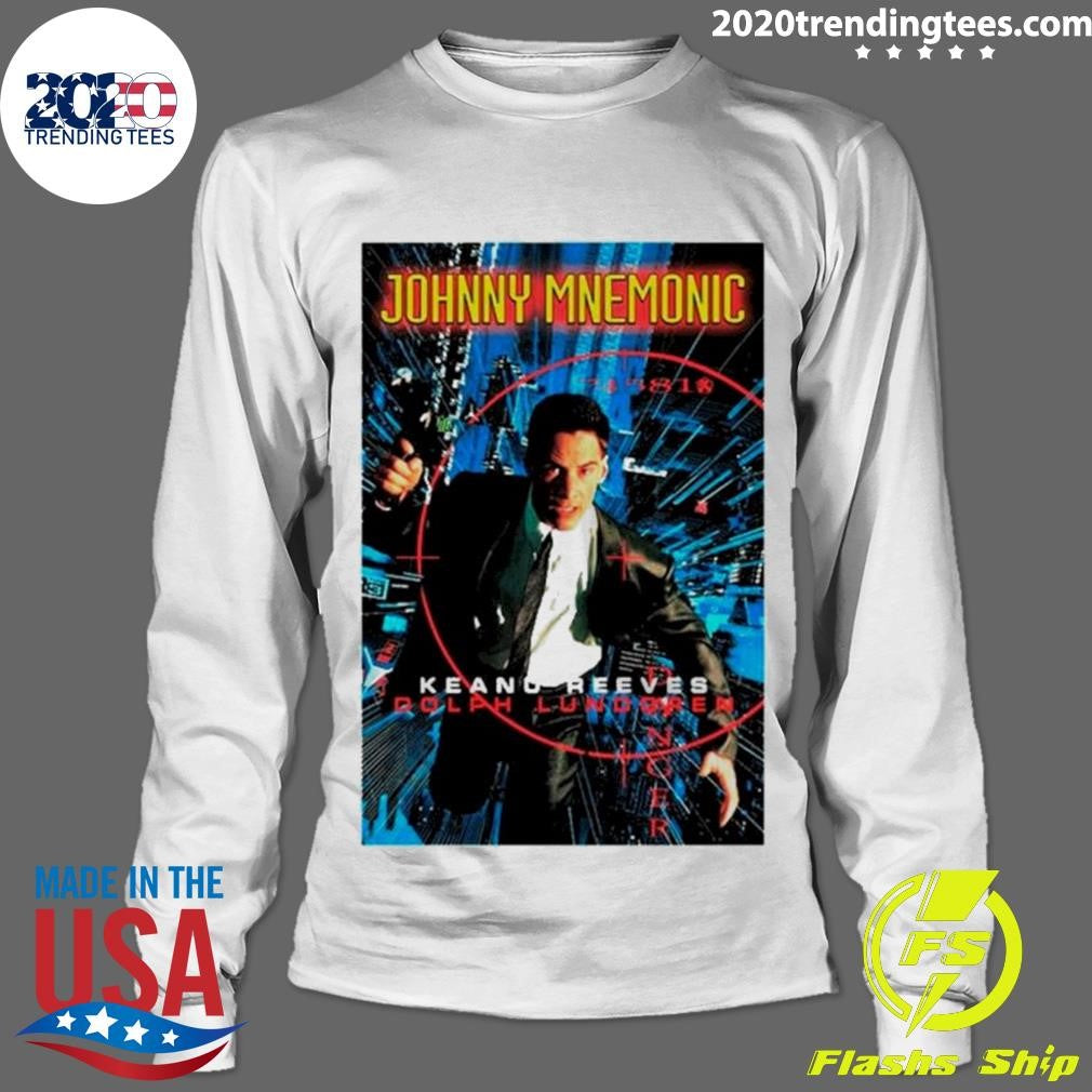 Official johnny Mnemonic Keanu Reeves Dolph Lundgren - Adult & Kids T-Shirts, Sweatshirts & Hoodies apparel design preview 4