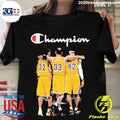 Official los Angeles Lakers Champion Johnson - Adult & Kids T-Shirts, Sweatshirts & Hoodies apparel design preview 1