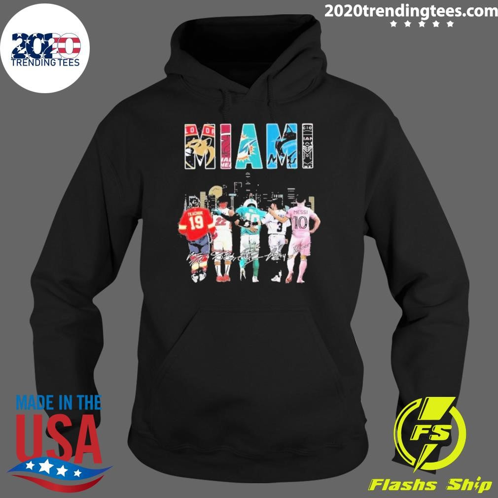 Official miami Dolphins Heat Marlins Inter Florida - Adult & Kids T-Shirts, Sweatshirts & Hoodies apparel design preview 2