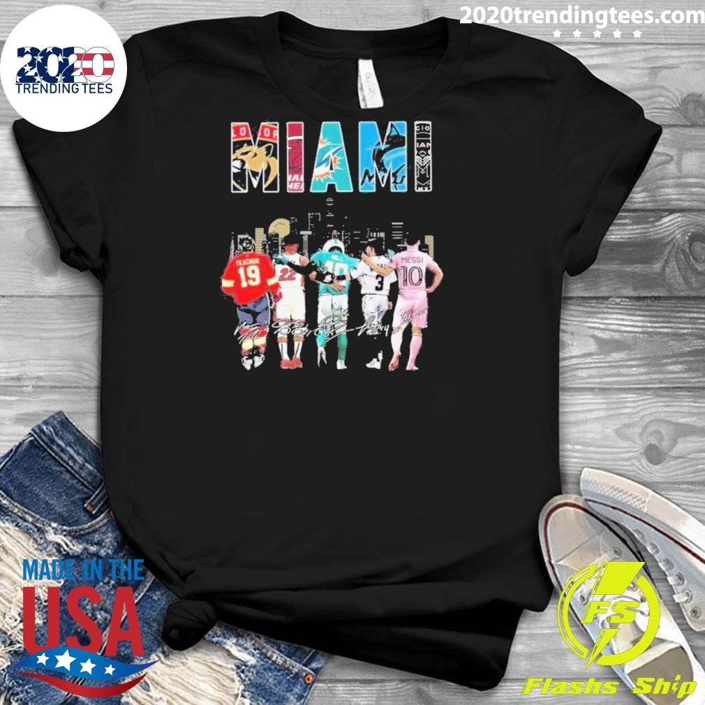 Official miami Dolphins Heat Marlins Inter Florida - Adult & Kids T-Shirts, Sweatshirts & Hoodies apparel design preview 3