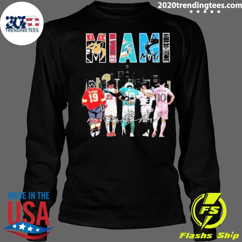 Official miami Dolphins Heat Marlins Inter Florida - Adult & Kids T-Shirts, Sweatshirts & Hoodies apparel design preview 4