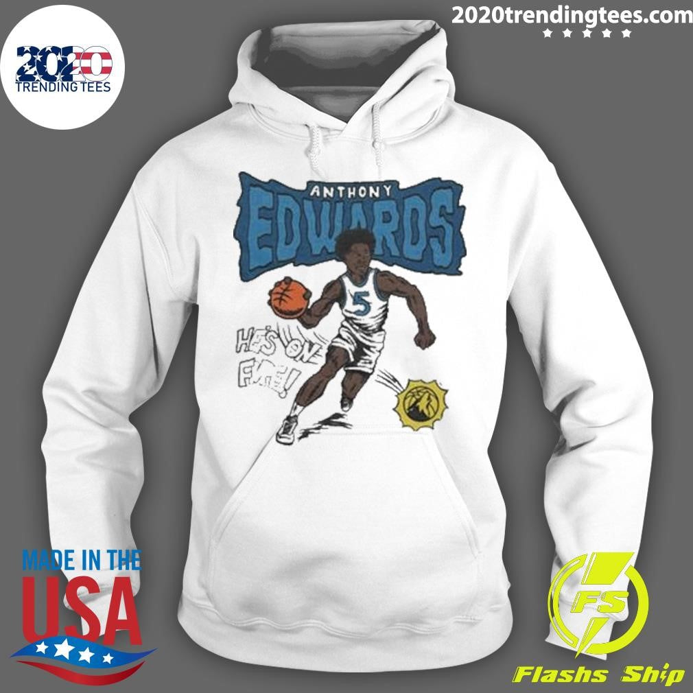 Official minnesota Timberwolves Comic Anthony Edwards - Adult & Kids T-Shirts, Sweatshirts & Hoodies apparel design preview 2