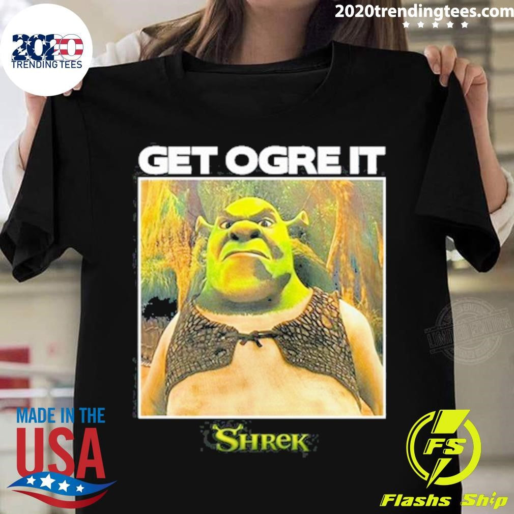 Official nicewigg Get Ogre It Shrek - Adult & Kids T-Shirts, Sweatshirts & Hoodies apparel design preview 1
