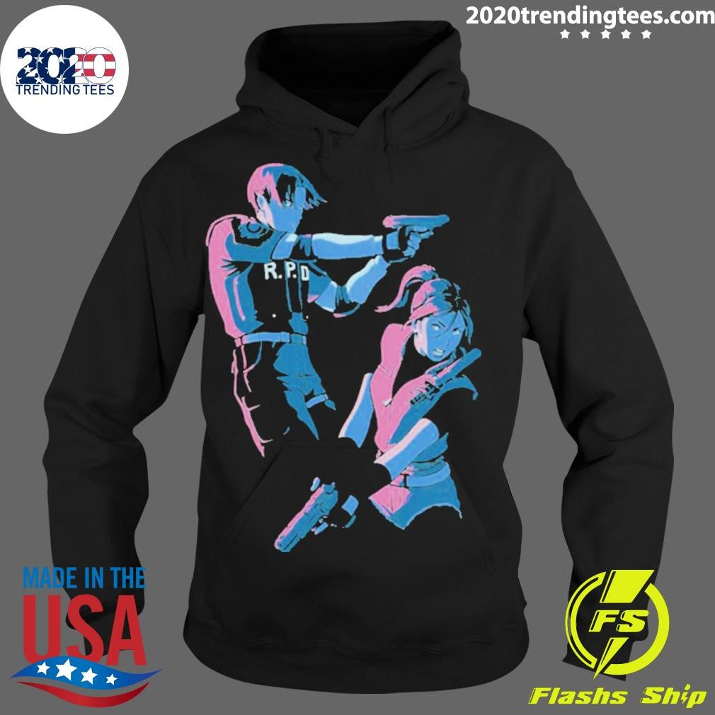 Official racoon City Survivors Resident Evil - Adult & Kids T-Shirts, Sweatshirts & Hoodies apparel design preview 2