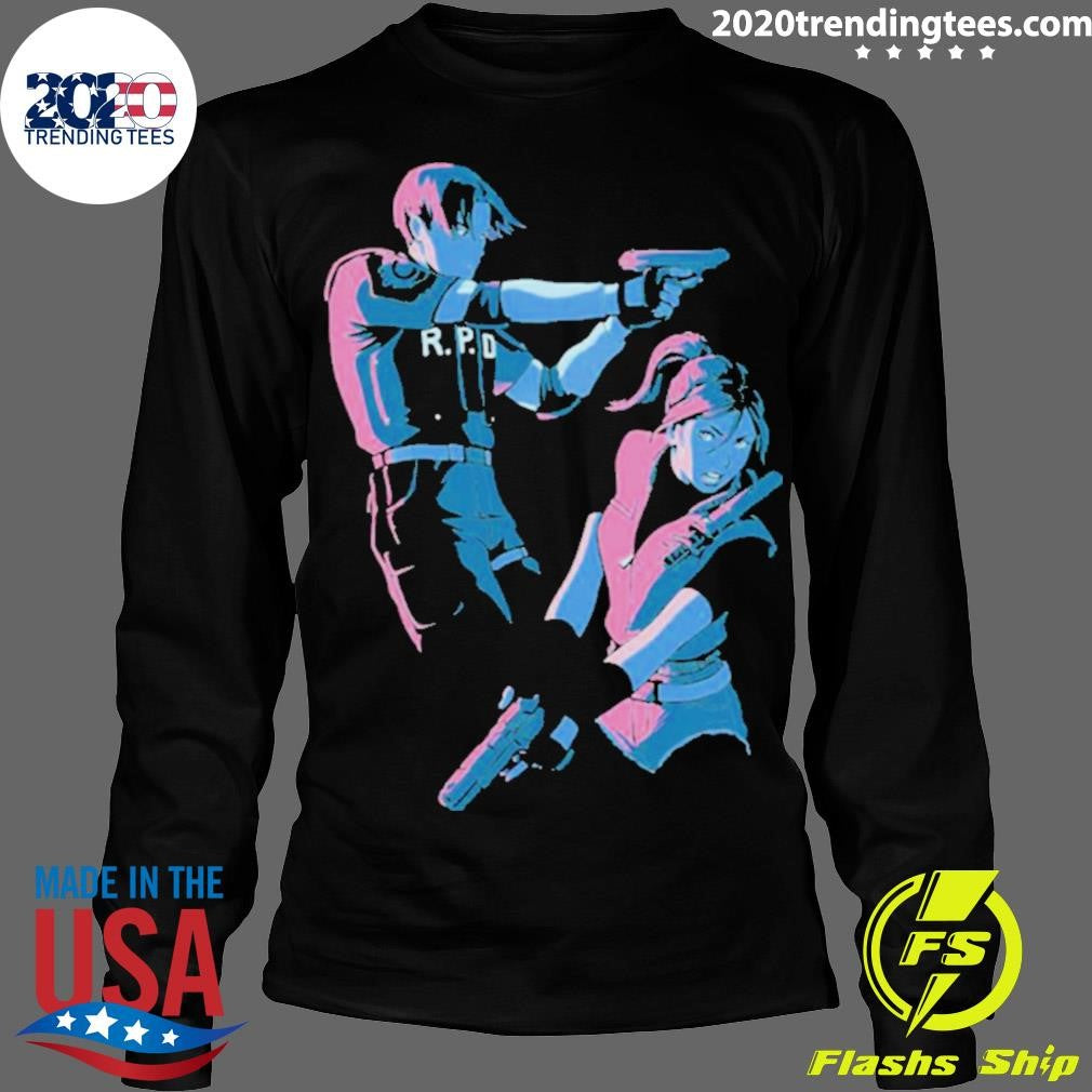 Official racoon City Survivors Resident Evil - Adult & Kids T-Shirts, Sweatshirts & Hoodies apparel design preview 4