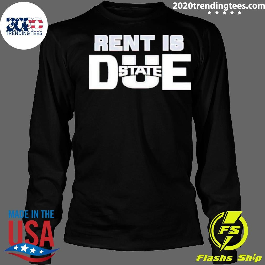 Official rent Is Due State - Adult & Kids T-Shirts, Sweatshirts & Hoodies apparel design preview 4