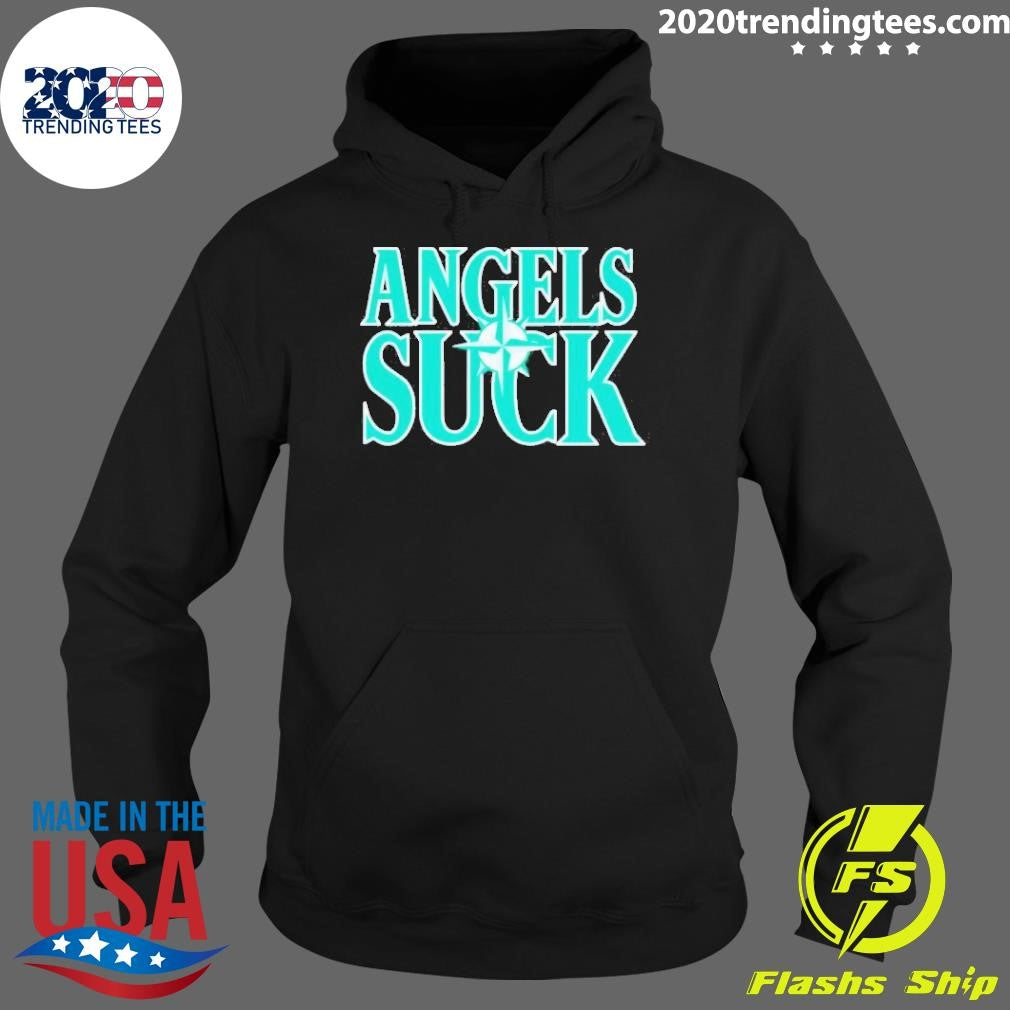 Official seattle Seahawks Angels Suck - Adult & Kids T-Shirts, Sweatshirts & Hoodies apparel design preview 2