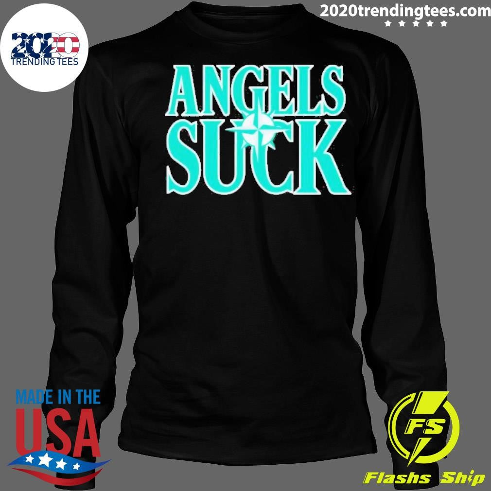 Official seattle Seahawks Angels Suck - Adult & Kids T-Shirts, Sweatshirts & Hoodies apparel design preview 4