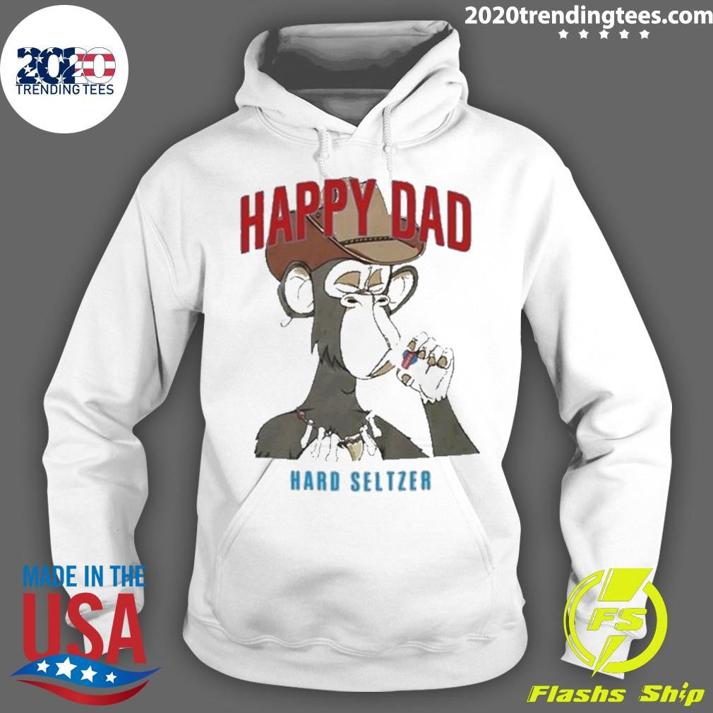 Official steve Will Do It Happy Dad Hard Seltzer - Adult & Kids T-Shirts, Sweatshirts & Hoodies apparel design preview 2