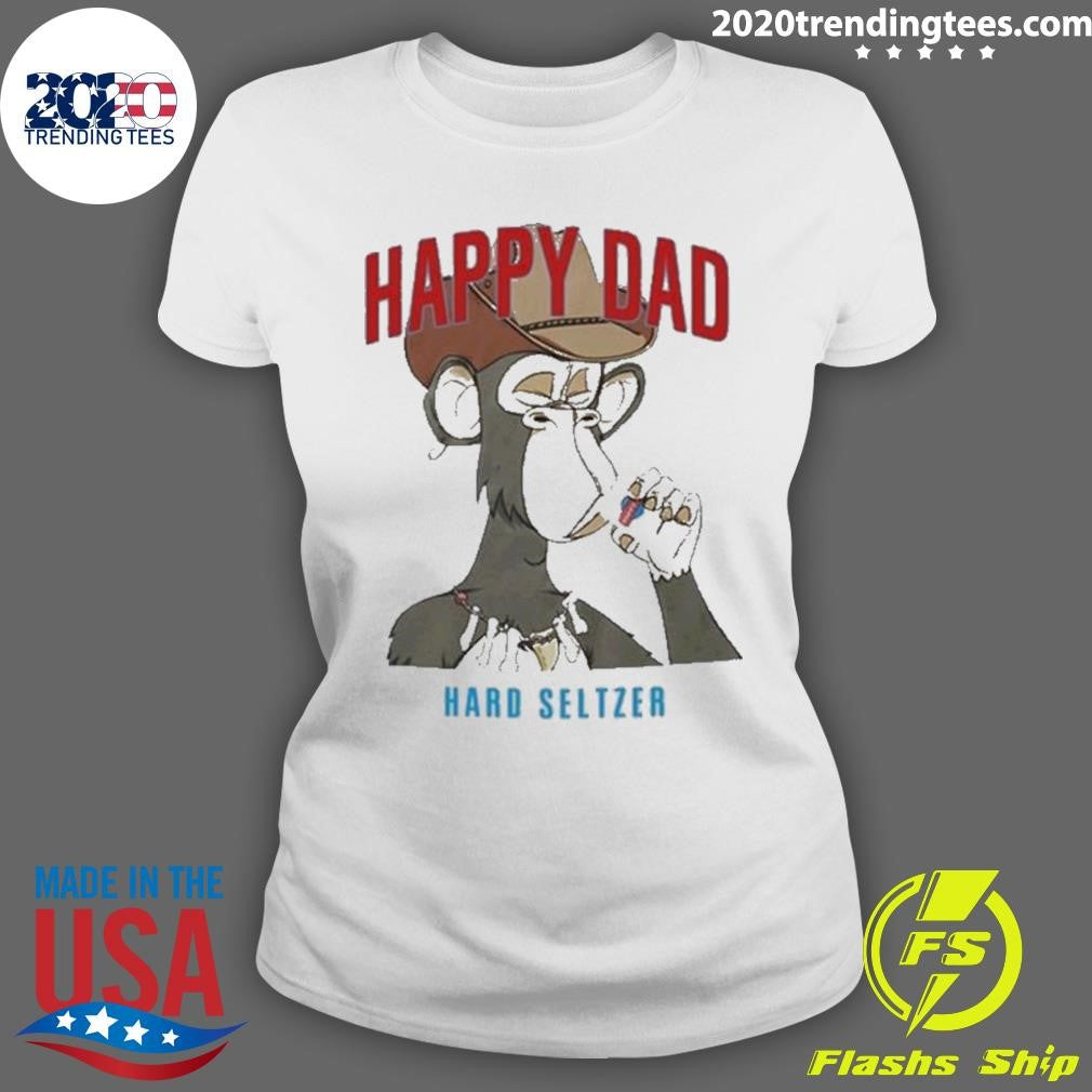 Official steve Will Do It Happy Dad Hard Seltzer - Adult & Kids T-Shirts, Sweatshirts & Hoodies apparel design preview 3