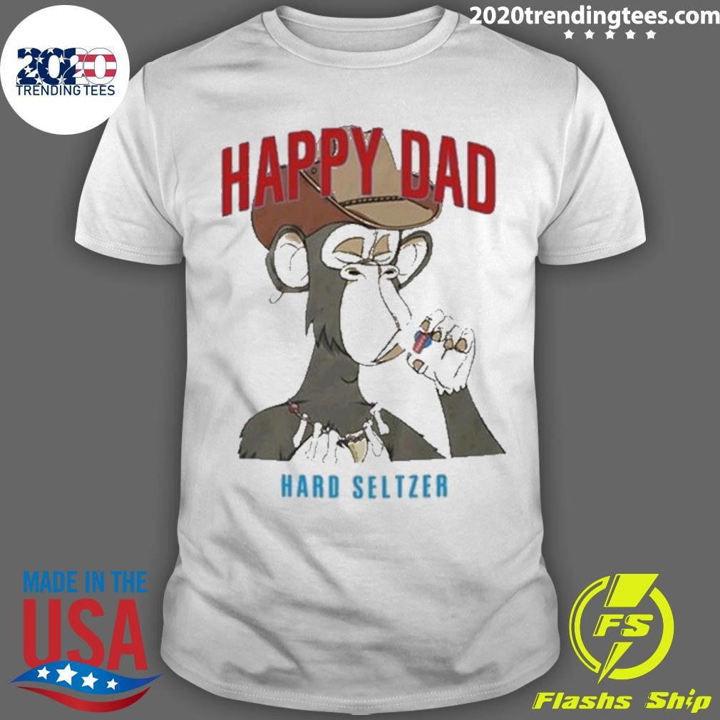 Official steve Will Do It Happy Dad Hard Seltzer - Adult & Kids T-Shirts, Sweatshirts & Hoodies apparel design preview 1