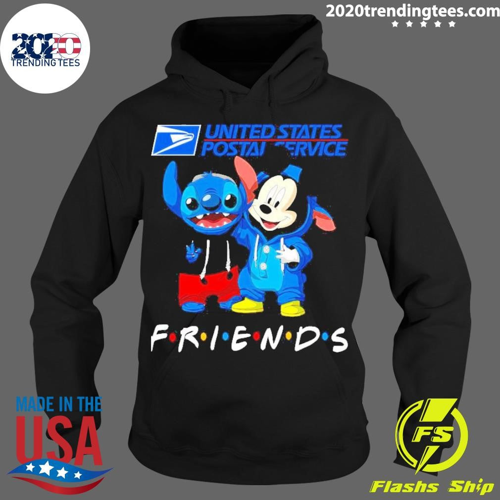 Official stitch Mickey United State Postal Service - Adult & Kids T-Shirts, Sweatshirts & Hoodies apparel design preview 2