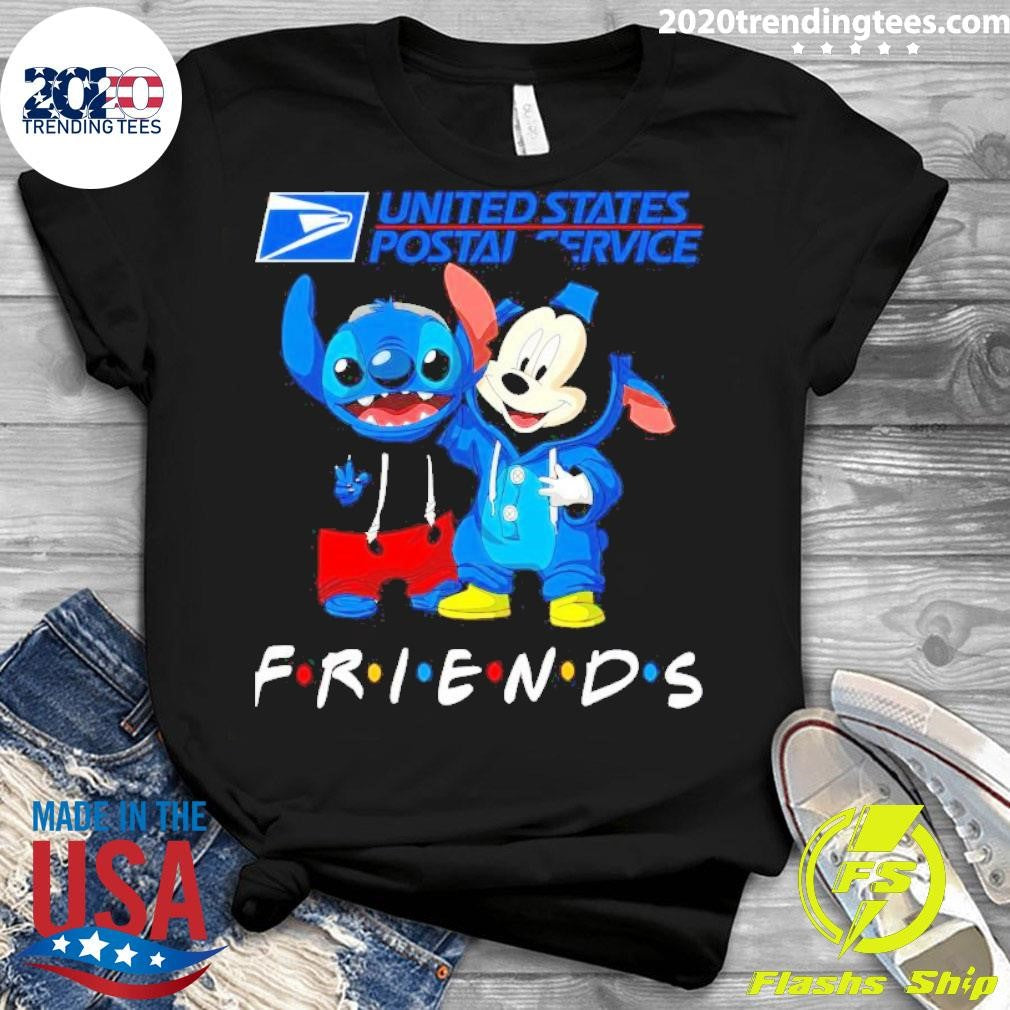 Official stitch Mickey United State Postal Service - Adult & Kids T-Shirts, Sweatshirts & Hoodies apparel design preview 3