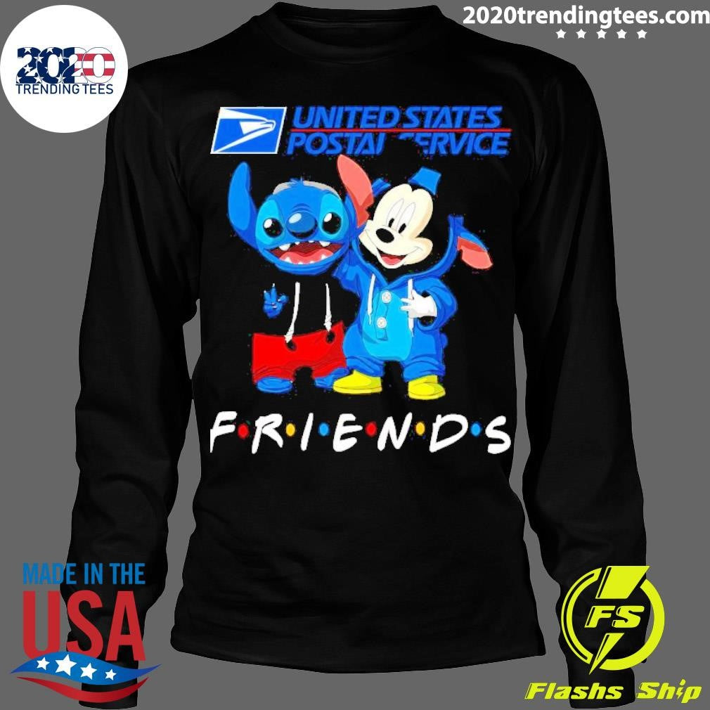 Official stitch Mickey United State Postal Service - Adult & Kids T-Shirts, Sweatshirts & Hoodies apparel design preview 4