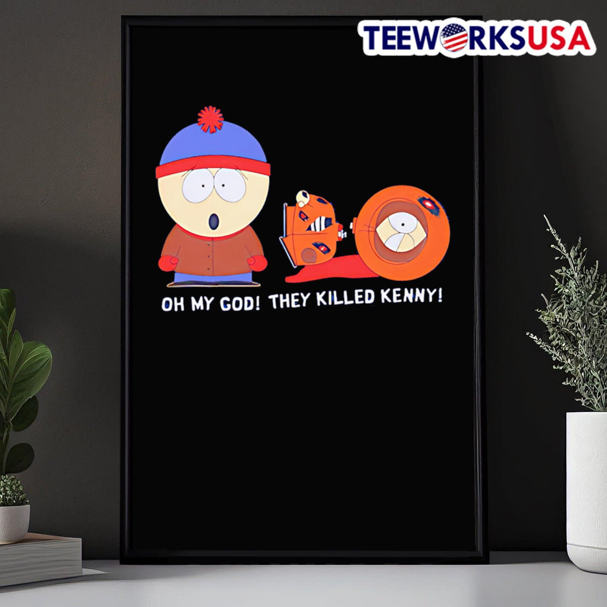 Oh My God They Killed Kenny South Park cartoon - Adult & Kids T-Shirts, Sweatshirts & Hoodies apparel design preview 5
