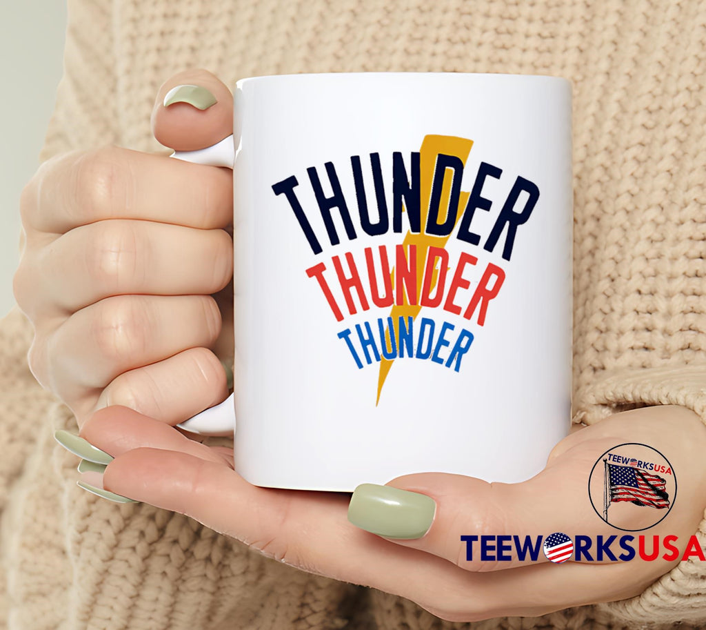 Oklahoma City Thunder 3x - Adult & Kids T-Shirts, Sweatshirts & Hoodies apparel design preview 6