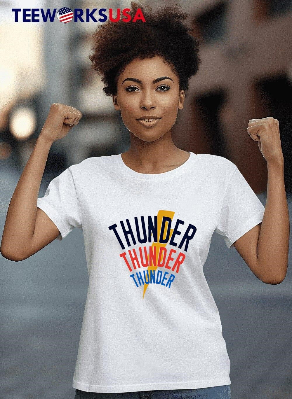 Oklahoma City Thunder 3x - Adult & Kids T-Shirts, Sweatshirts & Hoodies apparel design preview 8