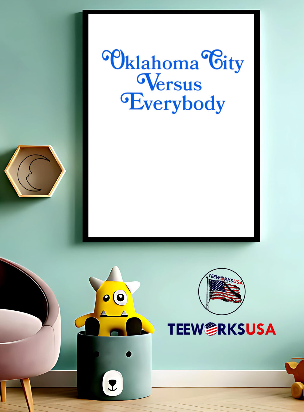 Oklahoma City Versus Everybody - Adult & Kids T-Shirts, Sweatshirts & Hoodies apparel design preview 3
