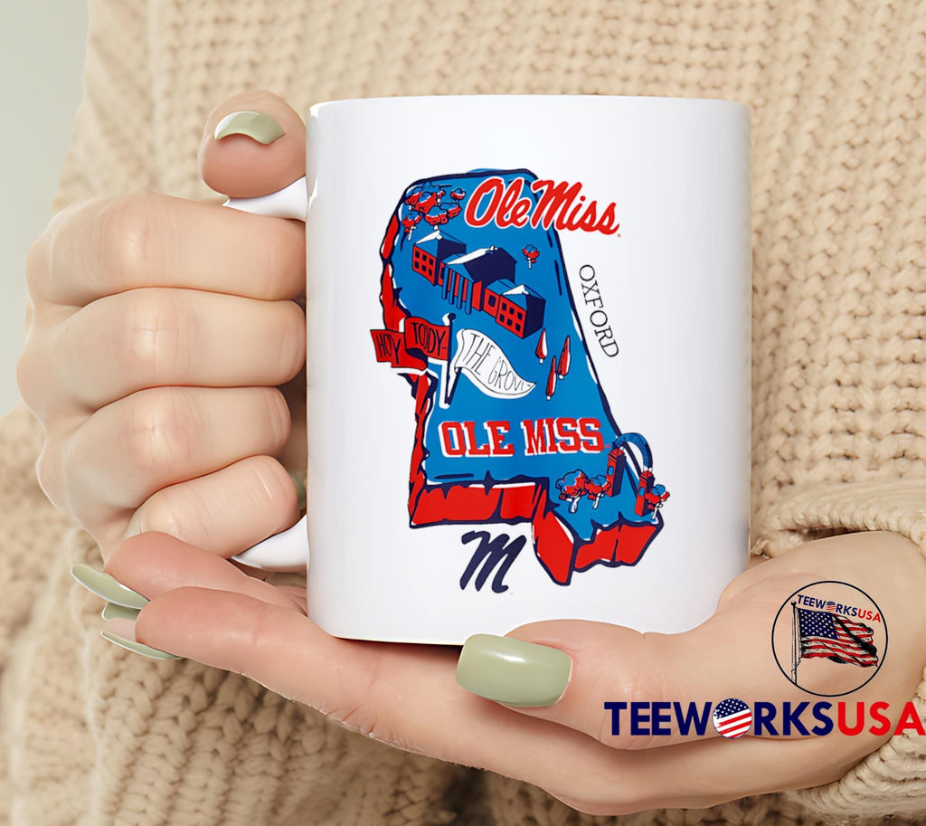 Ole Miss Rebels Hyperlocal the Grove - Adult & Kids T-Shirts, Sweatshirts & Hoodies apparel design preview 6