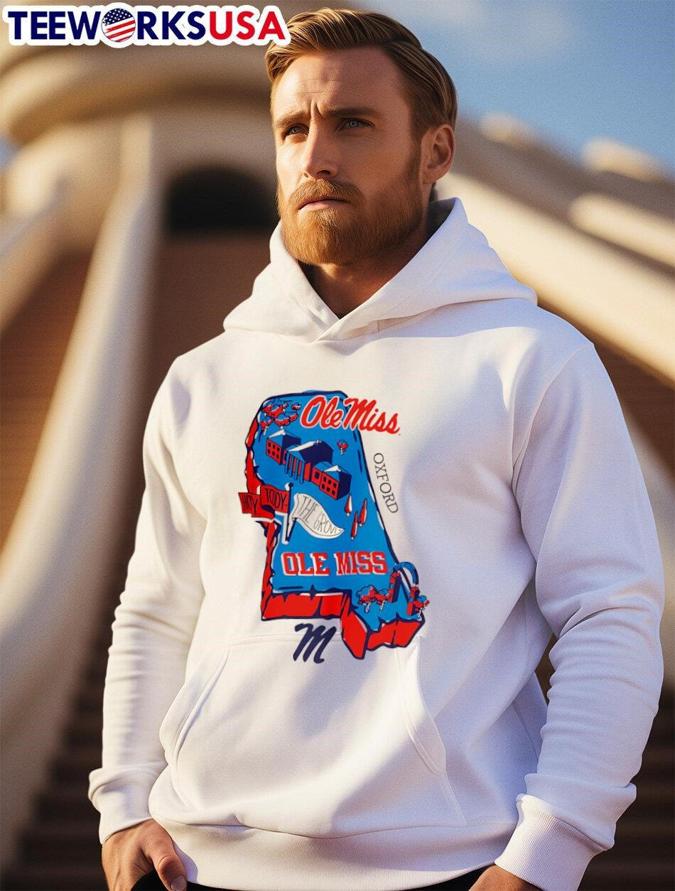 Ole Miss Rebels Hyperlocal the Grove - Adult & Kids T-Shirts, Sweatshirts & Hoodies apparel design preview 2