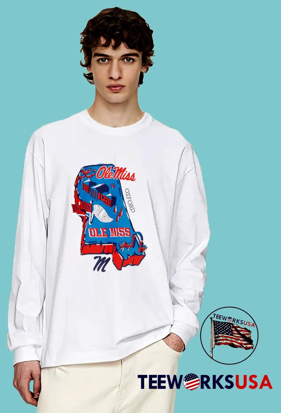 Ole Miss Rebels Hyperlocal the Grove - Adult & Kids T-Shirts, Sweatshirts & Hoodies apparel design preview 4