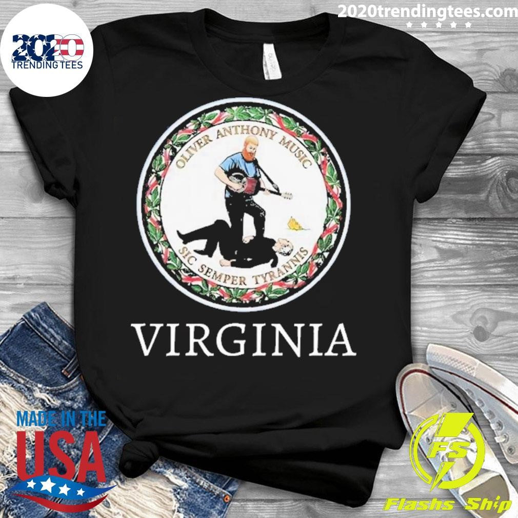 Oliver Anthony Music Sic Semper Tyrannis Virginia - Adult & Kids T-Shirts, Sweatshirts & Hoodies apparel design preview 3