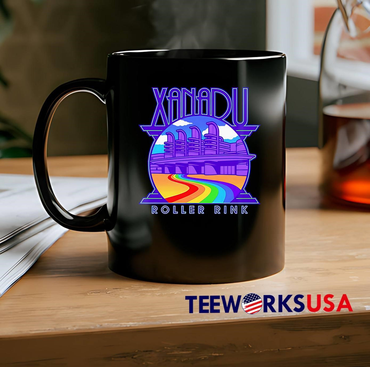 Olivia newton john rainbow xanadu - Adult & Kids T-Shirts, Sweatshirts & Hoodies apparel design preview 2