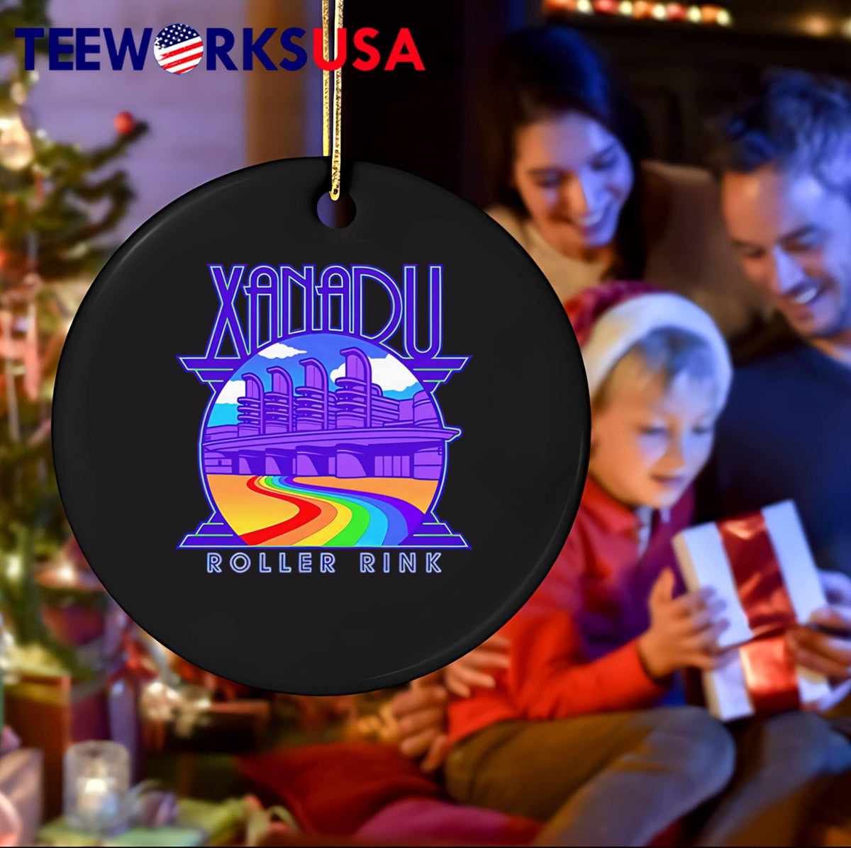 Olivia newton john rainbow xanadu - Adult & Kids T-Shirts, Sweatshirts & Hoodies apparel design preview 4