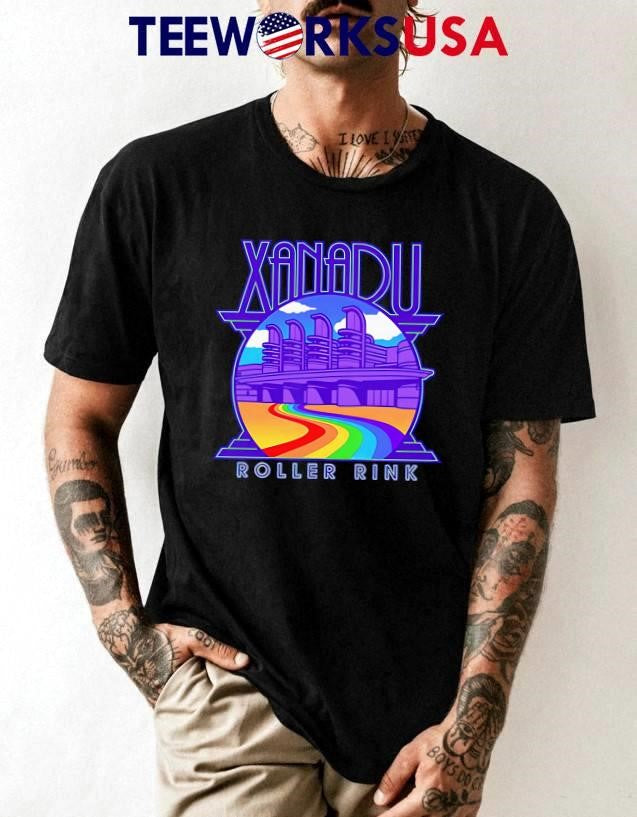 Olivia newton john rainbow xanadu - Adult & Kids T-Shirts, Sweatshirts & Hoodies apparel design preview 1