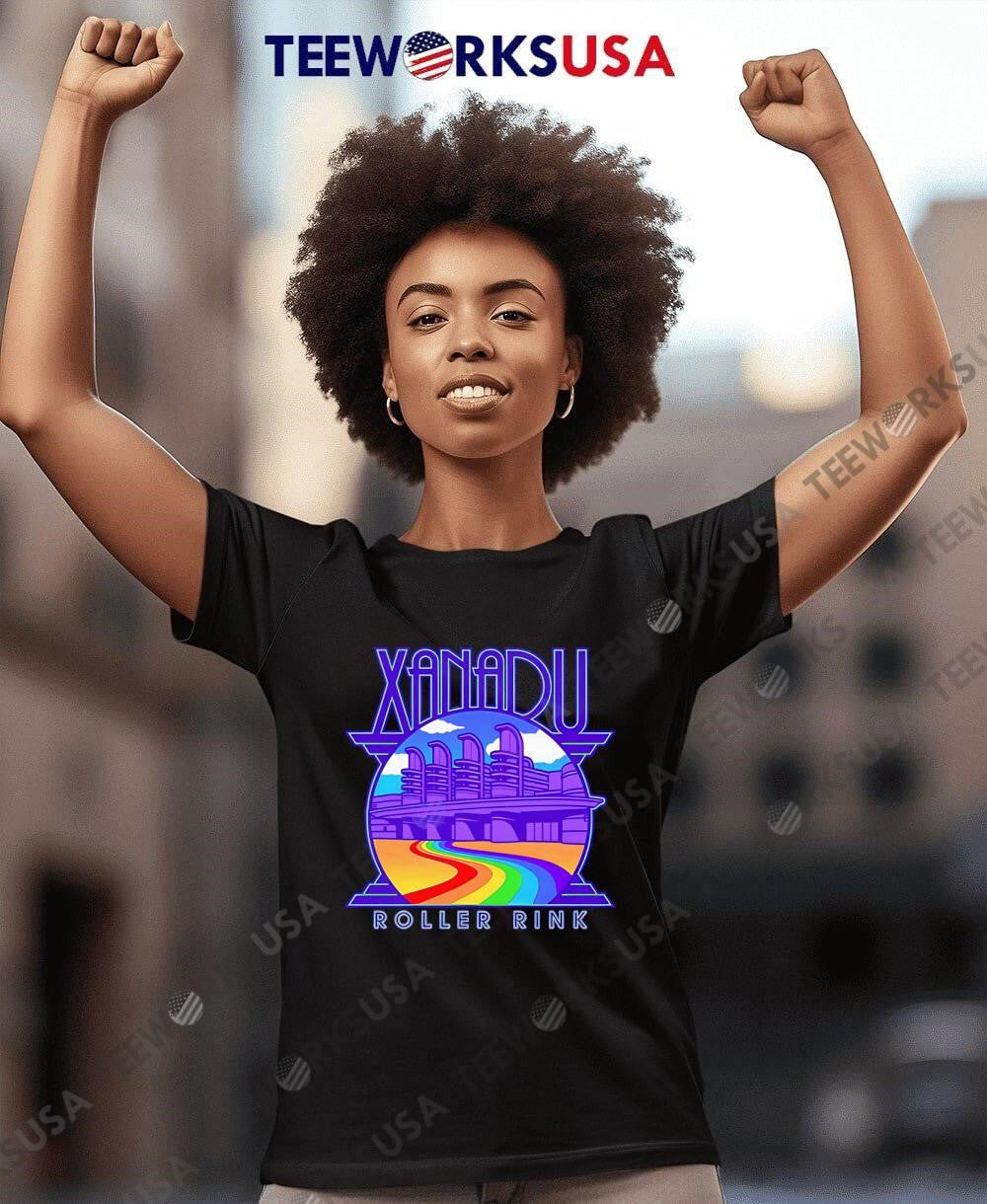 Olivia newton john rainbow xanadu - Adult & Kids T-Shirts, Sweatshirts & Hoodies apparel design preview 8