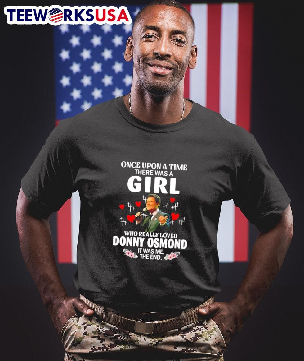 Once upon a time there was girl who really love donny - Adult & Kids T-Shirts, Sweatshirts & Hoodies apparel design preview 1